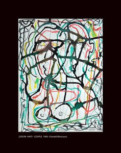 22935N -HAITI-COUPLE 1990？ 作： Unknown